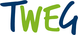 Logo tweg.be: Welzijn als motor voor duurzame groei